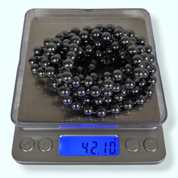 (2/$20) Long Metallic Beaded Infinity Necklace - Picture 4 of 4